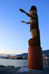 Squamish Totem Poles, Canada Stock Photographs