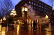 Gastown At Night, Canada Stock Photographs