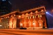 Main Station Downtown Night, Canada Stock Photographs