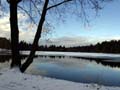 Lost Lagoon Winter & Snow, Canada Stock Photographs