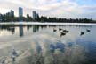Lost Lagoon Winter, Canada Stock Photographs