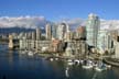 Downtown Seen From Granville Bridge, Canada Stock Photographs