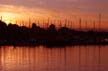 False Creek Sunset, Canada Stock Photographs