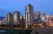 West End View From Burrard Bridge, Canada Stock Photographs