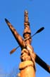 Granville Island Park Totem Pole, Canada Stock Photographs