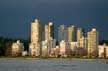 West End View From Kitsilano Beach, Canada Stock Photos