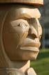 Squamish Nation Totem Poles North Vancouver, Canada Stock Photographs