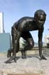 Percy Williams Statue, Canada Stock Photos