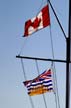 B.C. Flag, Canada Stock Photos