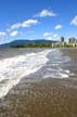 Rough Waves At English Bay, Downtown Vancouver