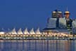 Canada Place At Night, Downtown Vancouver