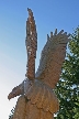 Wooden Eagle, Canada Stock Photos