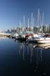 Coal Harbour Boats, Canada Stock Photos