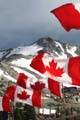 Whistler Mountain Summit, Canada Stock Photos