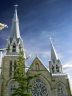 Holy Rosary Cathedral, Canada Stock Photographs