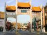 Chinese Arch Historic Chinatown, Canada Stock Photographs